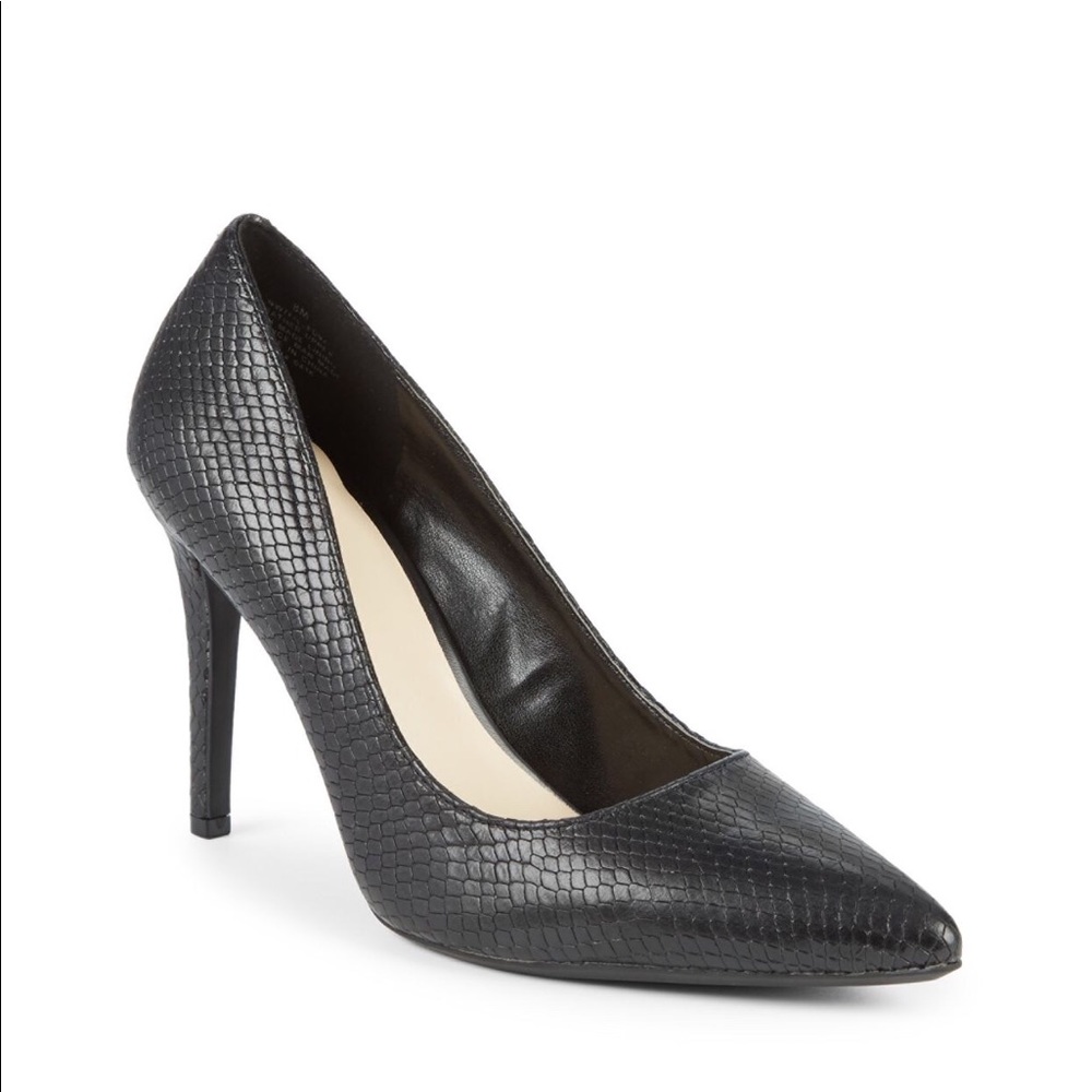 Leather Point Toe Pumps - Picture 6 of 6